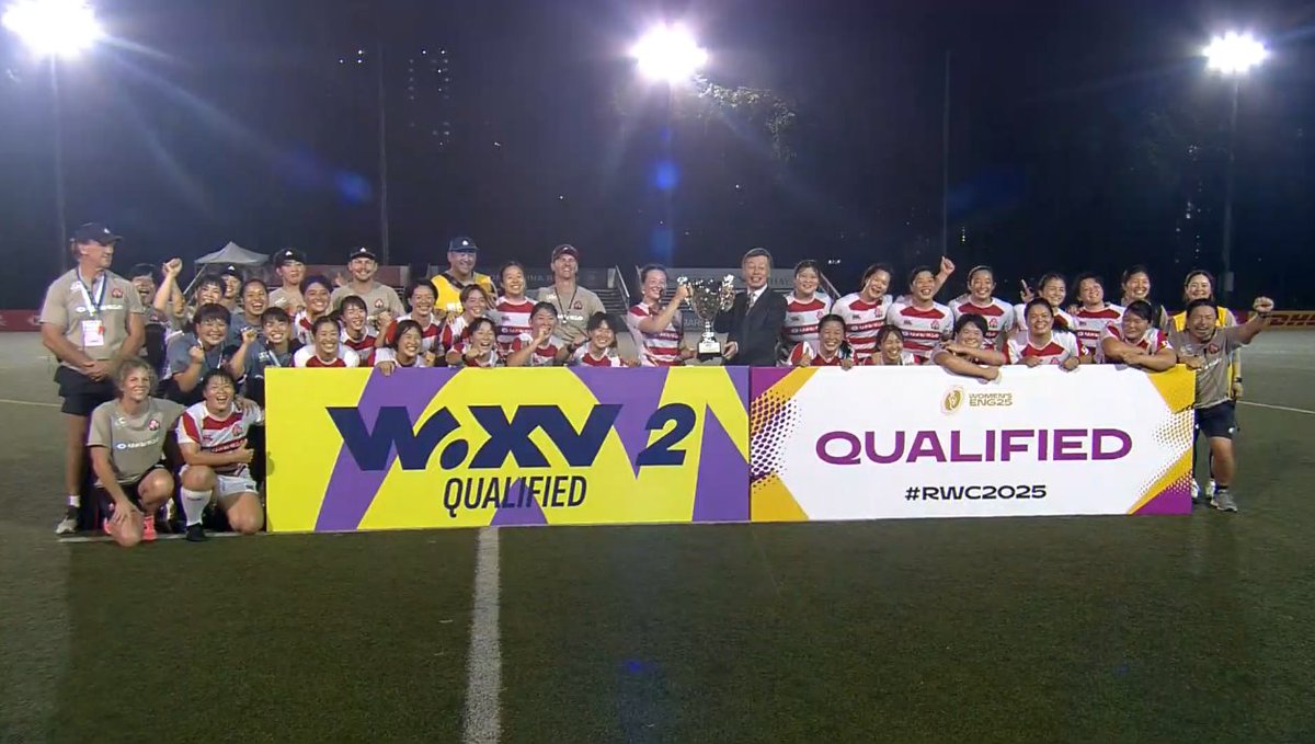 planetsurf15's tweet image. 女子日本代表 #ARWC2024 優勝、#RWC2025＆ #WXV2 出場権獲得おめでとう