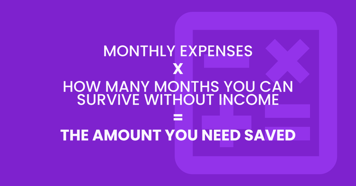 fynbosmoney's tweet photo. A quick calculation to work out how much you should have saved in your emergency savings fund 👇
Ensure that your savings are somewhere that pays a decent interest but is still immediately accessible in an emergency.
#decomplicated #emergencyfund #growingwealth https://t.co/7Bn9Ly0zII