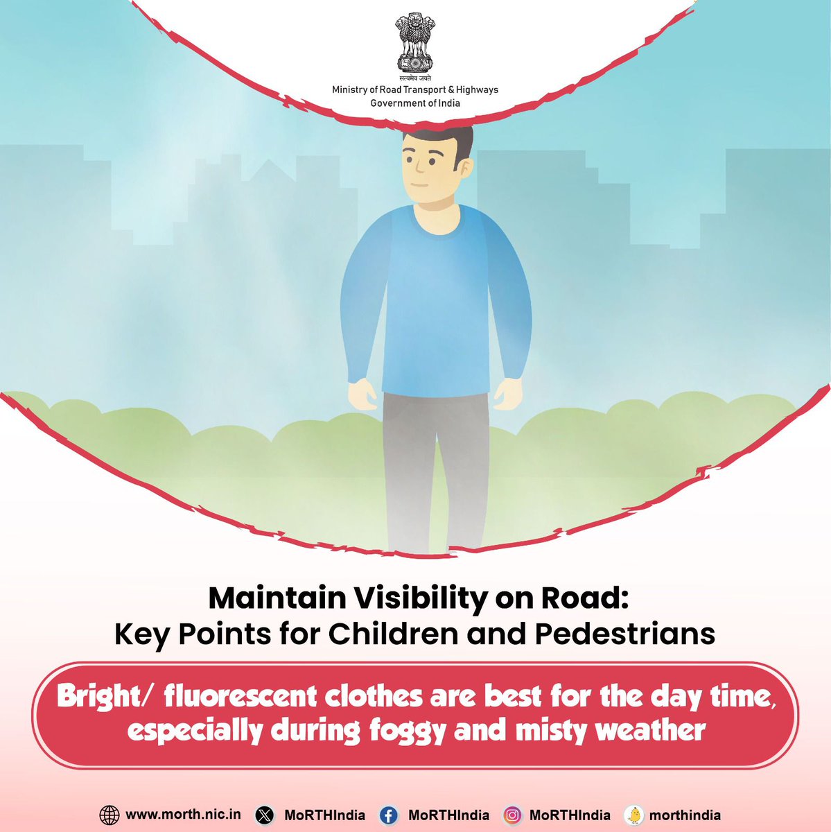 Maintain visibility on road! #SadakSurakshaJeevanRaksha #DriveResponsibly