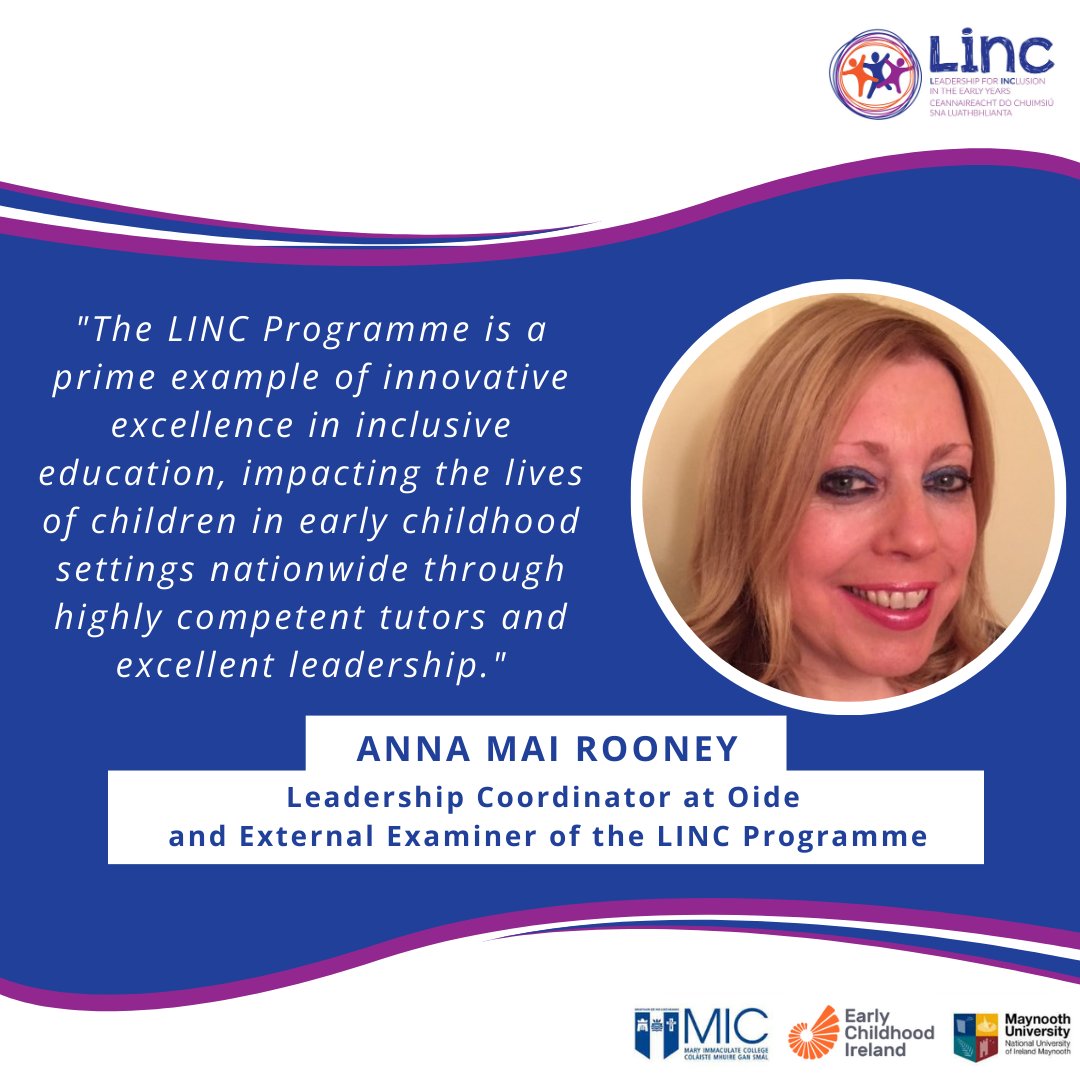 Join us online at 4pm on Thursday, June 6th, as <a href="/annamairooney/">Anna Mai Rooney</a>, Leadership Coordinator at Oide &amp; External Examiner of the LINC Programme, launches the Final Evaluation of Phase One of the LINC Programme 2016-2020.📅

You can register to attend the webinar➡️shorturl.at/uMu6B