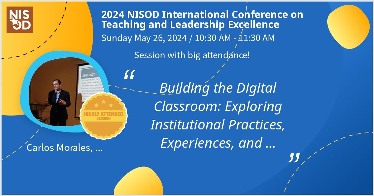 Earlier today, <a href="/NISOD/">NISOD</a>, I talked about the success of building the TCC Connect Campus. We have been at the forefront of innovation and creativity at Tarrant County College, recognized as a leader in online education and agility 
whova.com/embedded/sessi…