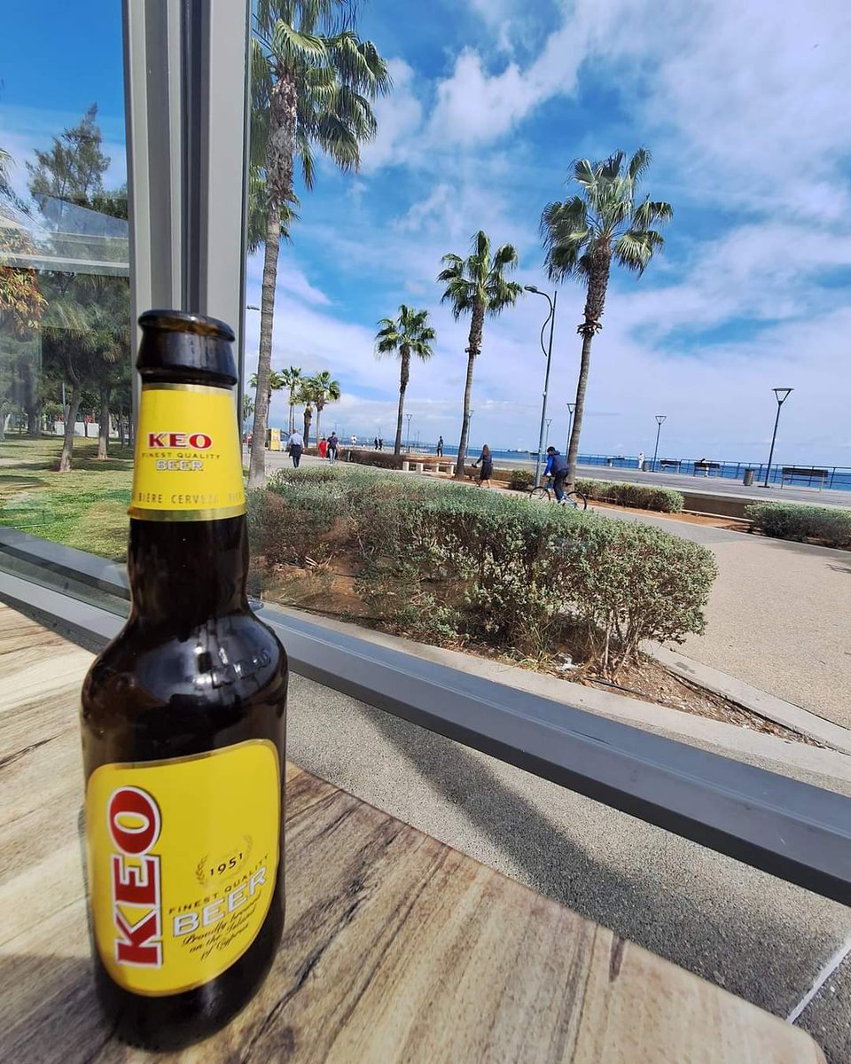 Good afternoon from Cyprus! 🍻🇨🇾 #KEO