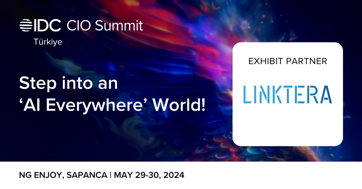 Linktera's tweet photo. @Linktera 'nın, IDC | Türkiye CIO Summit 2024'e exhibit partner olarak katılacağını bildirmekten memnuniyet duyuyoruz!

Teknolojinin ve dijital dönüşümün iş dünyasındaki önem ve etkisini biliyor ve bu değişimde öncü rolümüzü sürdürmeye devam ediyoruz.

Kat M, Amber Salonu https://t.co/FHAOBI6QcW