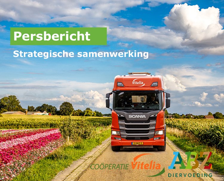 ABZDiervoeding's tweet photo. Coöperatie Vitelia U.A. en Coöperatie ABZ U.A. bundelen hun krachten en gaan per 3 juni 2024 een strategische samenwerking aan. Bekijk het persbericht via: https://t.co/9nZvkkg10M
#Vitelia #ABZ #Hetbestedichtbij https://t.co/UlY1BpC4j9