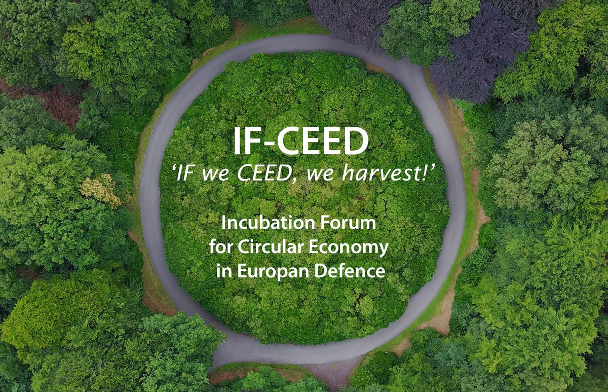 Protecting democracy & the environment can go hand in hand 🤝
#IFCEED is #EUdefence's incubation forum for #CircularEconomy and we take part in its 3d Conference 📅 27-29 May
Curious about what it's all about? Check detailed agenda and thematic sessions➡️bit.ly/3WWAqQs