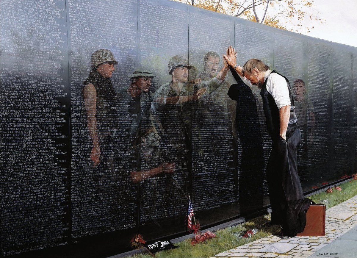 cmclymer's tweet photo. Reflections (1988), by Lee Teter https://t.co/xvbEBEgVDx