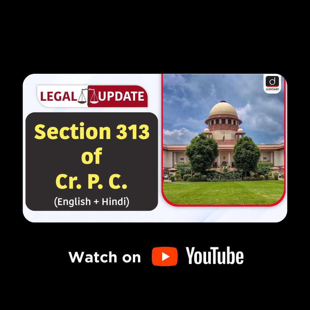 Welcome to Legal Update

Watch Now: youtu.be/E2yS31ZCZBw?si… 

#Law #LegalStudies #Evidence #HimachalPradesh #LawIndia #LawDictionary #SupremeCourt #LawStudent #India #IndianLaw #IndianJudiciary #LawAdvocates #DrishtiLegal #DrishtiLaw #Judiciary #DrishtiJudiciary #TeamDrishti