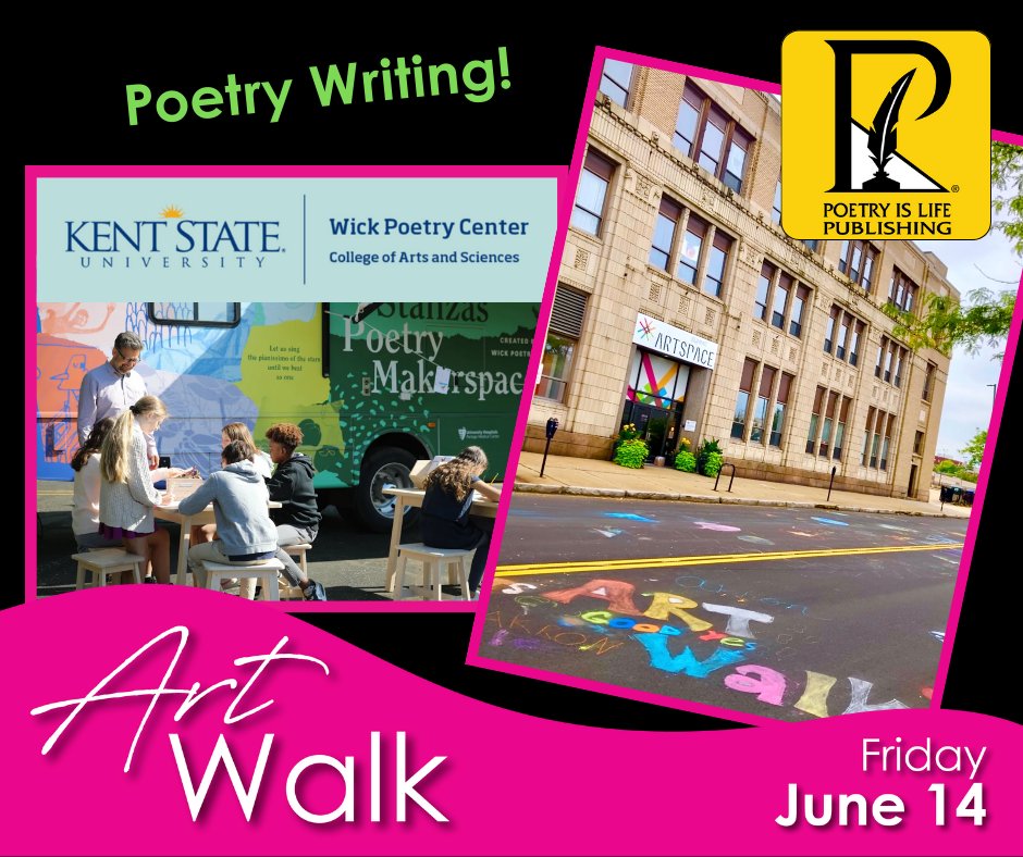 #AkronArtWalk is just under 3 WEEKS away!!! Summit Artspace’s theme is in celebration of the local #LiteraryArts! This FREE event is FRIDAY, JUNE 14! 🎨📚👟

🎨 Full list of Events at All Locations: summitartspace.org/akron-artwalk 
👟 RSVP for Reminders: facebook.com/share/HcFaicts…
