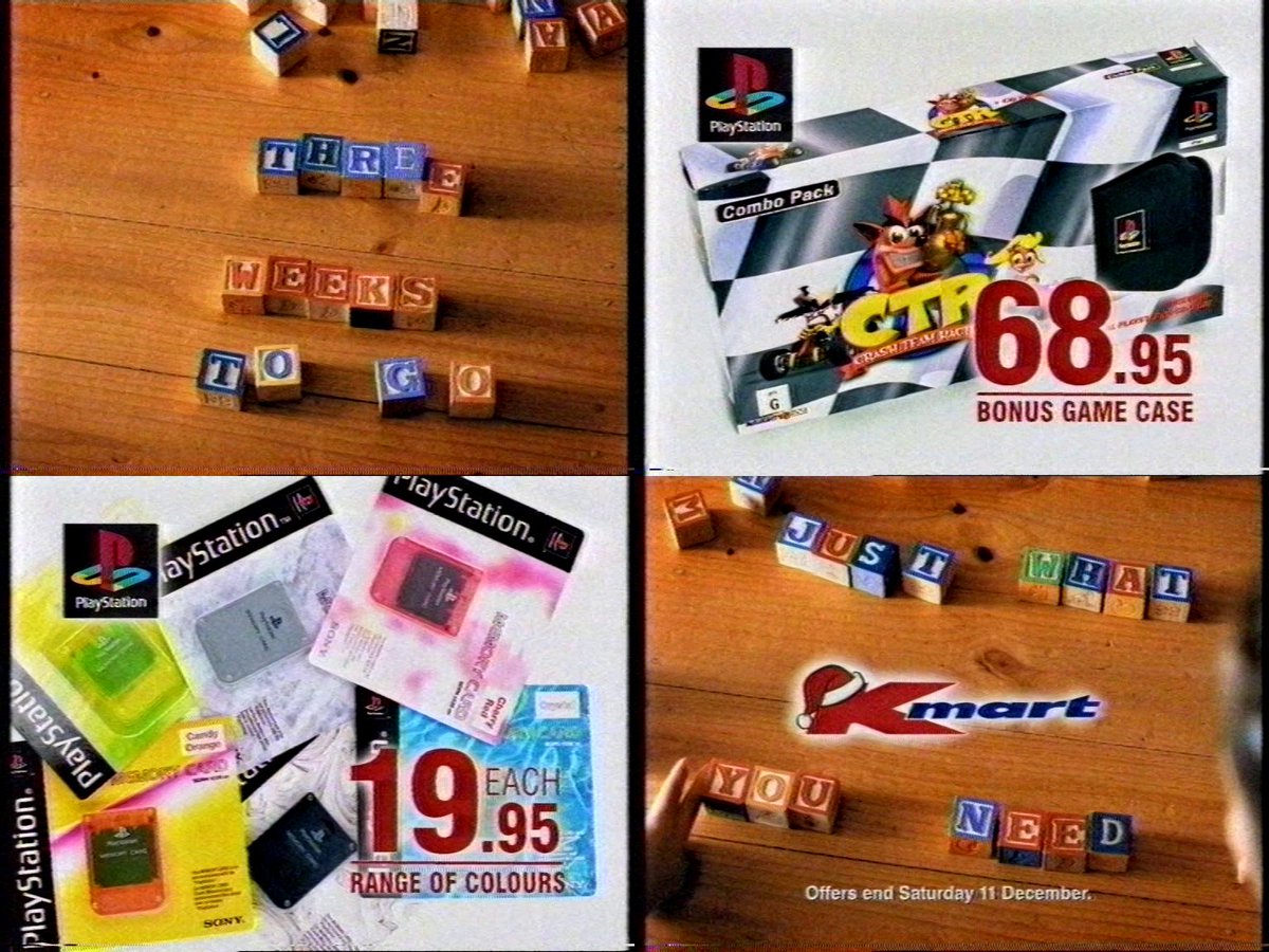 Kmart - PS1 stuff (WIN-59 Illawarra, 6/12/1999)
#ZampakidsArchives