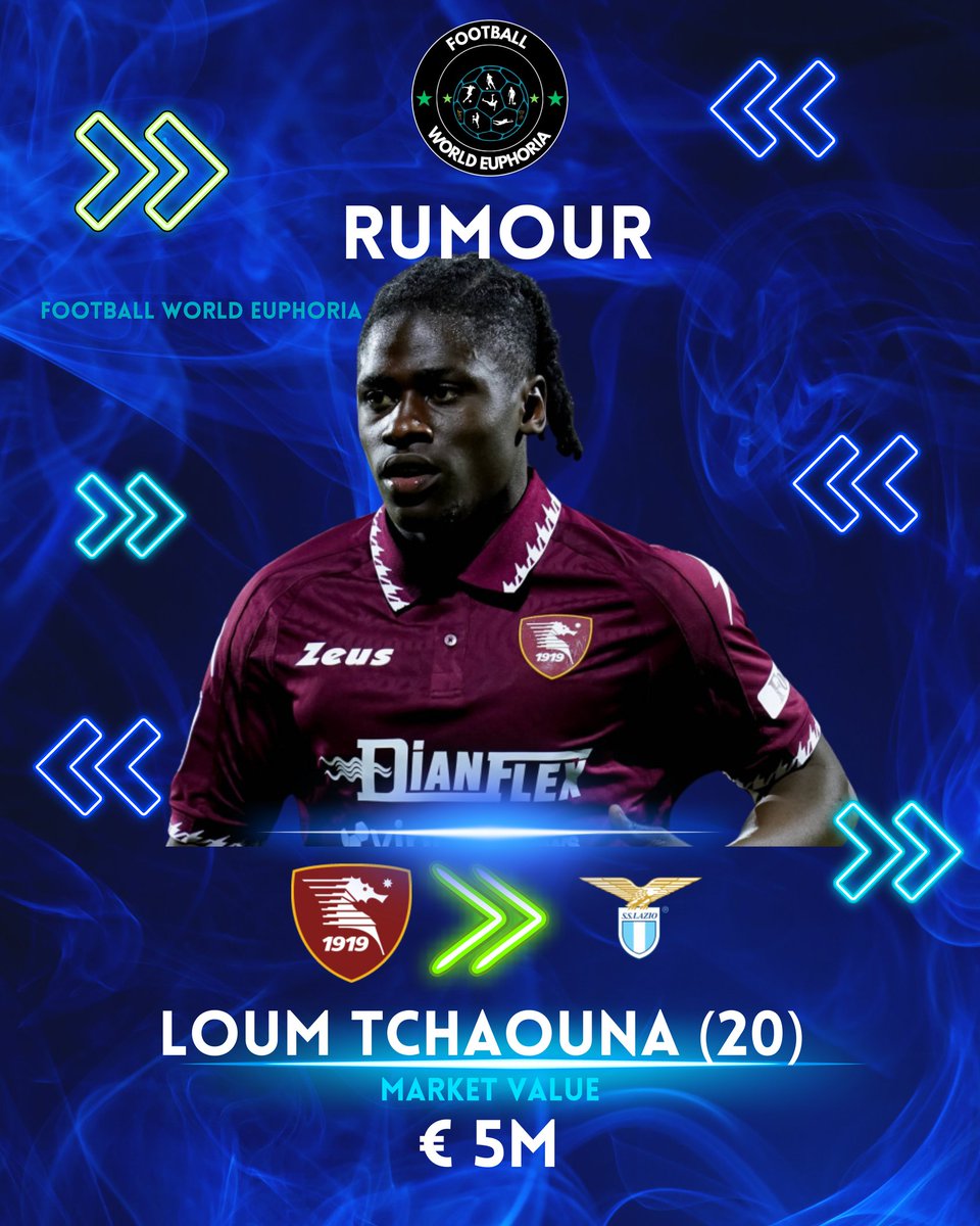 Total agreement between Loum Tchaouna and Lazio! 

Lotito has already warned Salernitana management that he is ready to pay his €8M clause.