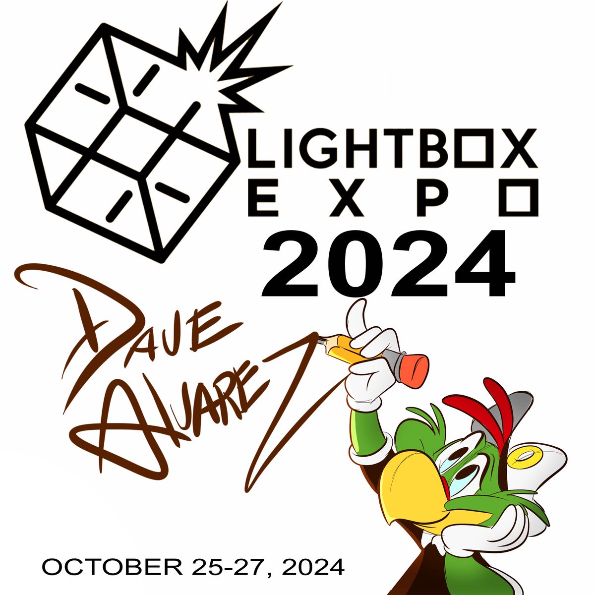 DAlvarezStudio's tweet image. Happy to be part of this year&apos;s @LightBoxExpo
See you in October, everyone!
#lightboxexpo #lightbox #artist #DaveAlvarez #animation #characterdesign