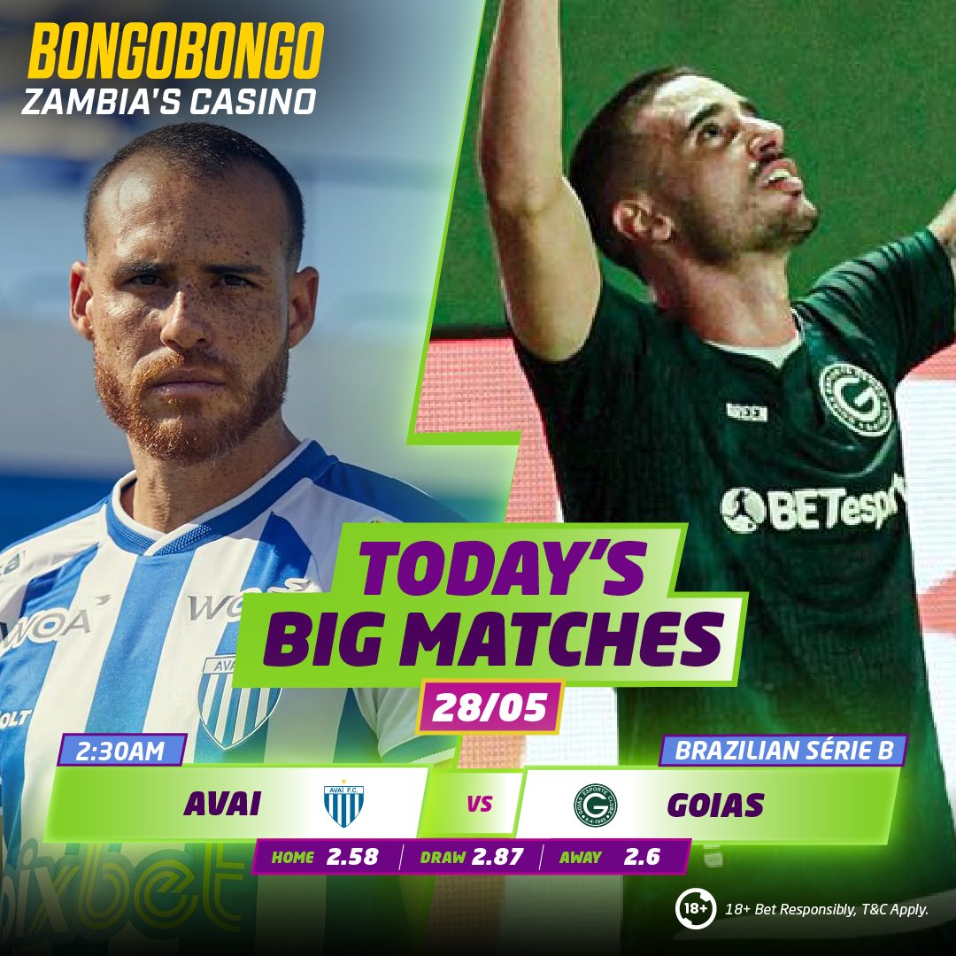 🎖️🏆BRAZILIAN SERIE B🎖️🏆 ▪️Avai x Goias▪️ Want 10 Free Spins? 👇 bbzm.bet/10Spins Download our new App: bbzm.bet/app 👈 . #football #soccer #allsvenskan #serieb #brazilian #malmo #elfborg #avai #goias #accumulator #bongobongo