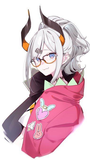 「glasses hair ornament」 illustration images(Latest)