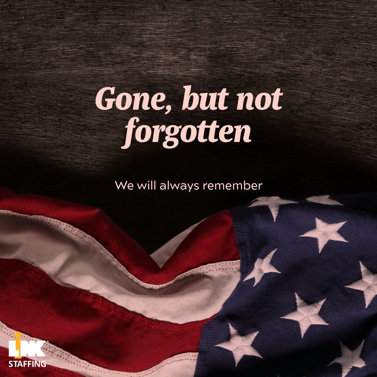Today we honor those who made the ultimate sacrifice. Our generations owe a debt we can never repay. You are not forgotten. #MemorialDay #MemorialDay2024 #ArmedForces #USAF #Navy #Army #CoastGuard #Marines #VeteranJobs #HiringVeterans #LinkValues #LinkJobs