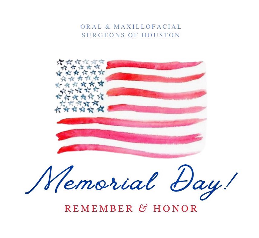 omsh_us's tweet photo. In honor of Memorial Day, our office will be closed on Monday, May 27th. We take this time to remember and honor the brave men and women who have served our country with courage and dedication.

Normal hours of operation will resume Tuesday, May 28. 
#thankyou #memorialday #omsh https://t.co/V9262XgmBy
