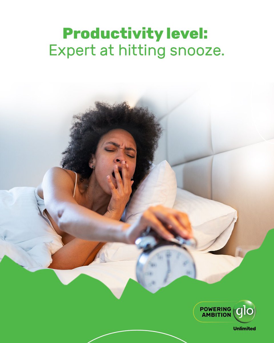 Even though you're an expert at hitting snooze, you can still conquer the lazy Monday. You've got this 💪 #GloUnlimited #MondayMotivation