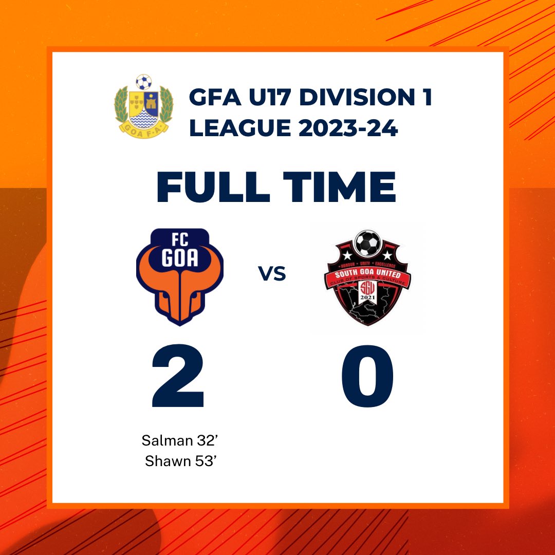 A win to close out our U17 League Campaign 🔥