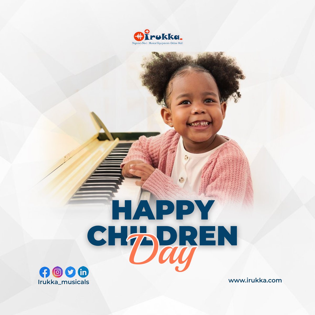 irukka_musicals's tweet photo. Happy #ChildrensDay!💃
Turn up the volume on creativity! ️
Kids love to be #musicmakers – help them explore with sound equipment. #FutureMusicians #SoundOfPlay
➡️https://t.co/YCHZVUCX4d DM us!
#irukka #Lagos #Abuja #Soundequipment #MakeMusic #Dontsettleforless #sound https://t.co/dFl07TX4B5