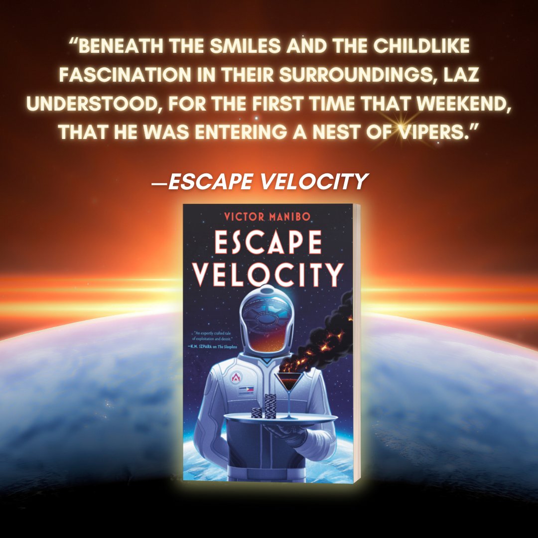 Experience the twisty, genre-bending excitement of @VictorManibo's near-future thriller ESCAPE VELOCITY! ow.ly/RGgs50RVW2K