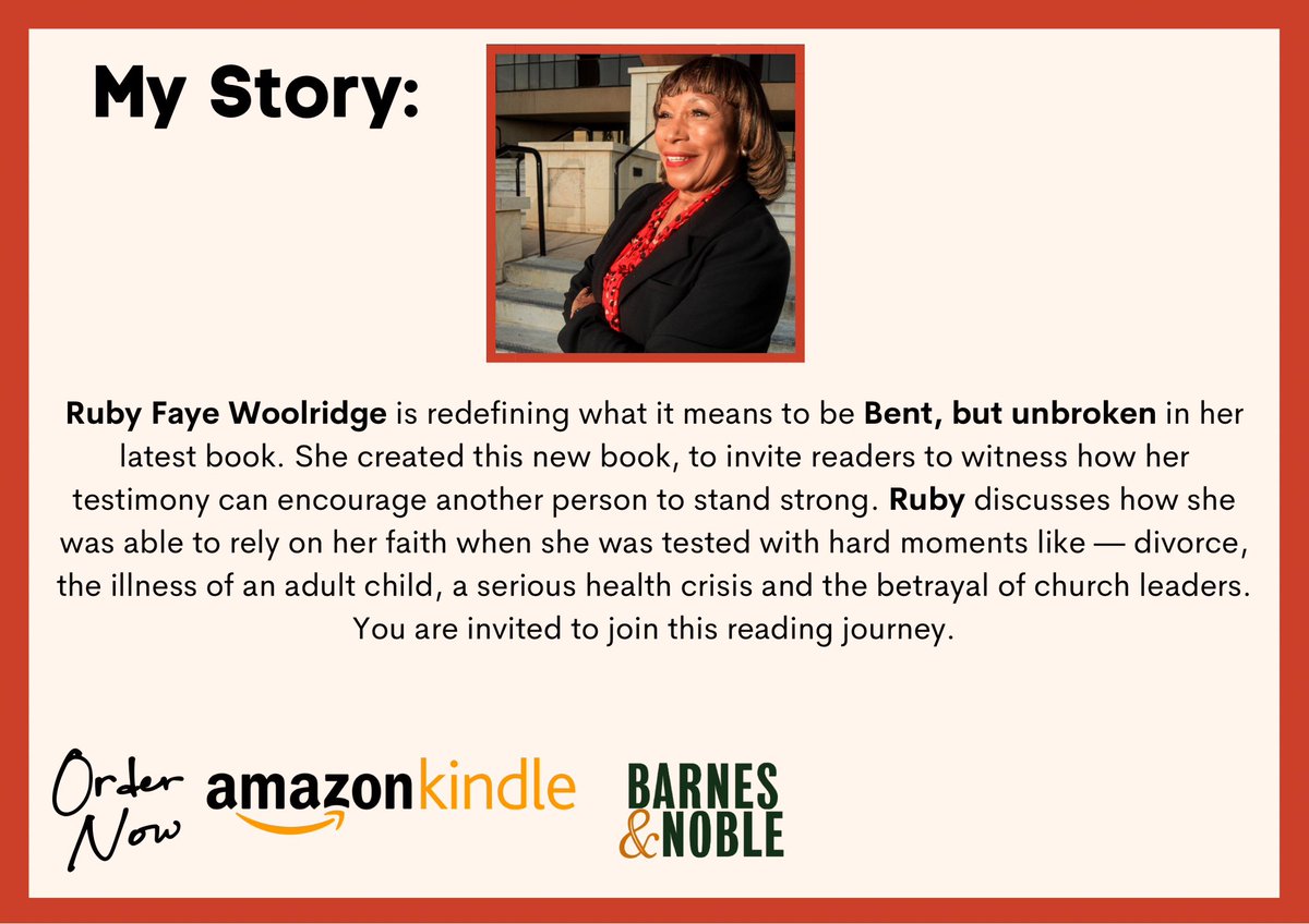 RubyForTarrant's tweet photo. ‘Bent… but unbroken’ is a Personal Story of Facing Adversity and Finding Triumph, I’m humbled by the opportunity to share it with you. 
OUT NOW! https://t.co/MK1Z4Sk52L