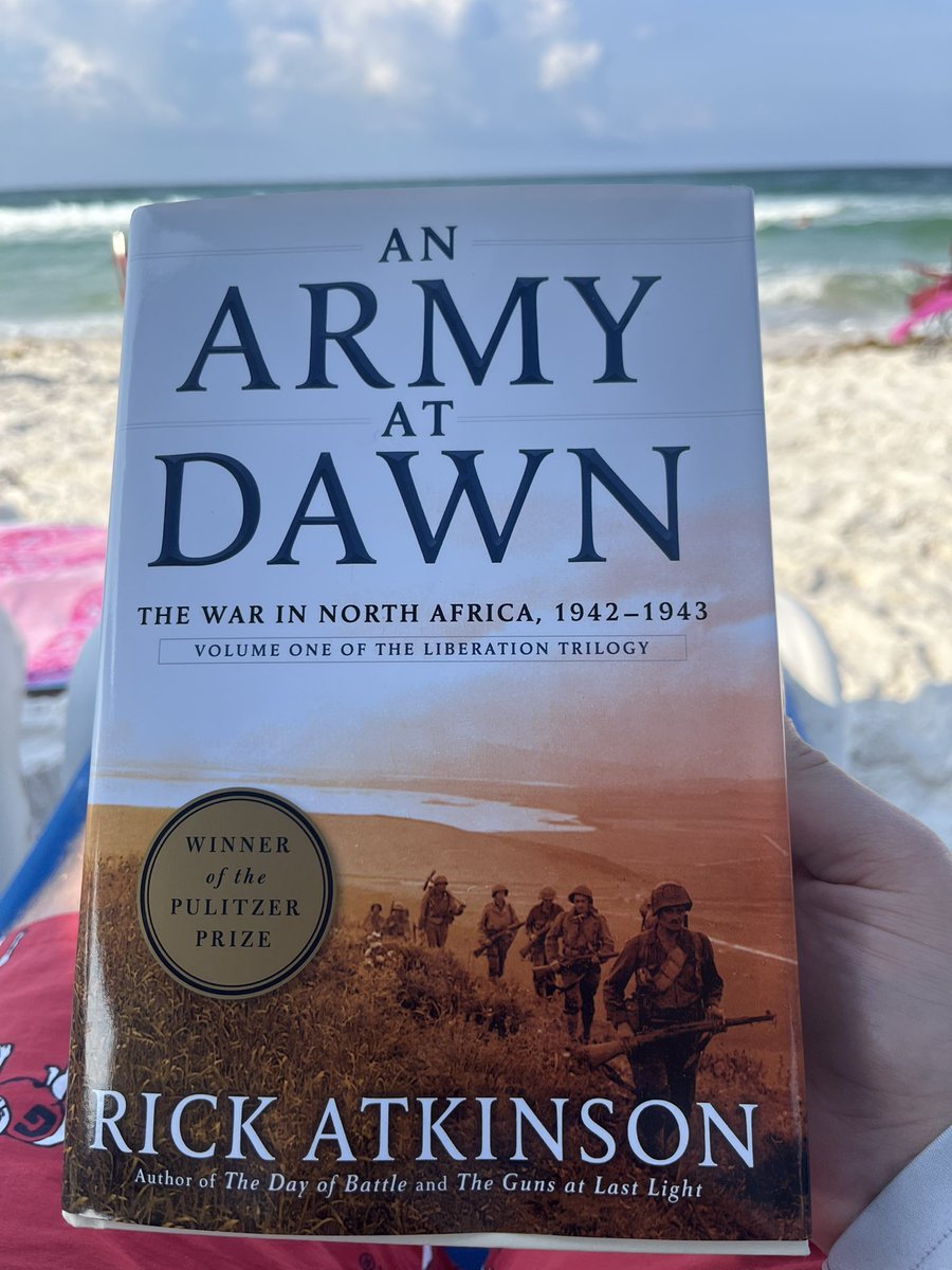 Beginning Memorial Day reading about the Greatest Generation that willingly sacrificed so much. The first book of the Liberation Trilogy, An Army at Dawn chronicles the Allies in North Africa from 1942-1943. Looking forward to diving into this one as book #2 of the summer