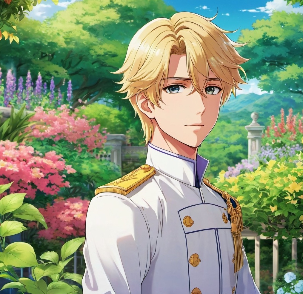 AliceC91534's tweet photo. A handsome Prince, waiting for his beautiful Princess in the garden. https://t.co/BQMwQolRRE
