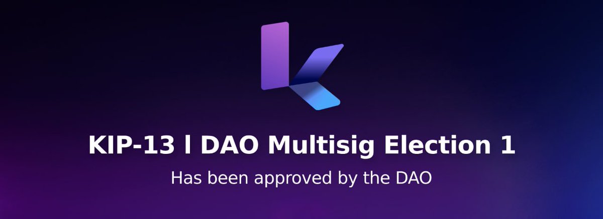 ✅ The 8 signers that will manage the DAO multisigs have been elected! More details 👇 snapshot.org/#/kumaprotocol…