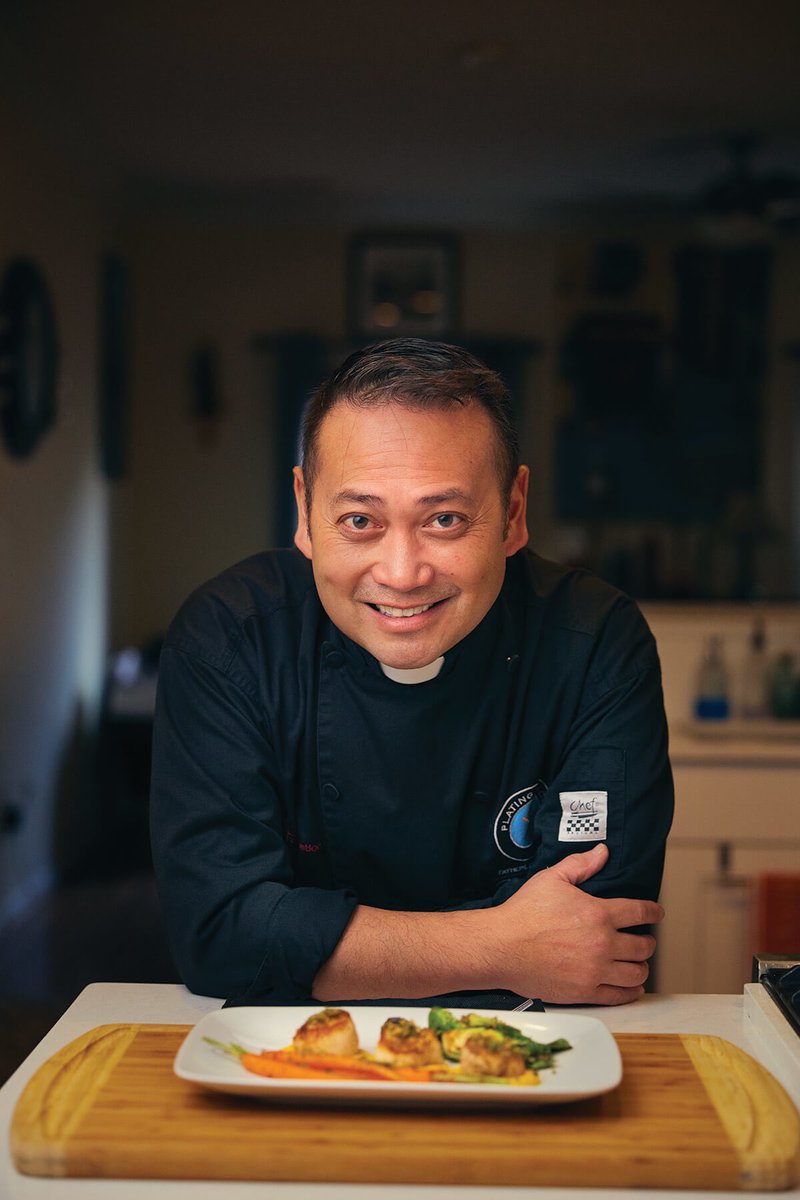 Fr. Leo Patalinghug, known for his popular EWTN program Savoring Our Faith, which connects food with faith, is a former award-winning choreographer and a two-time black belt martial arts instructor. Last year, he recounted the conversion story of a woman to Fox News who had not