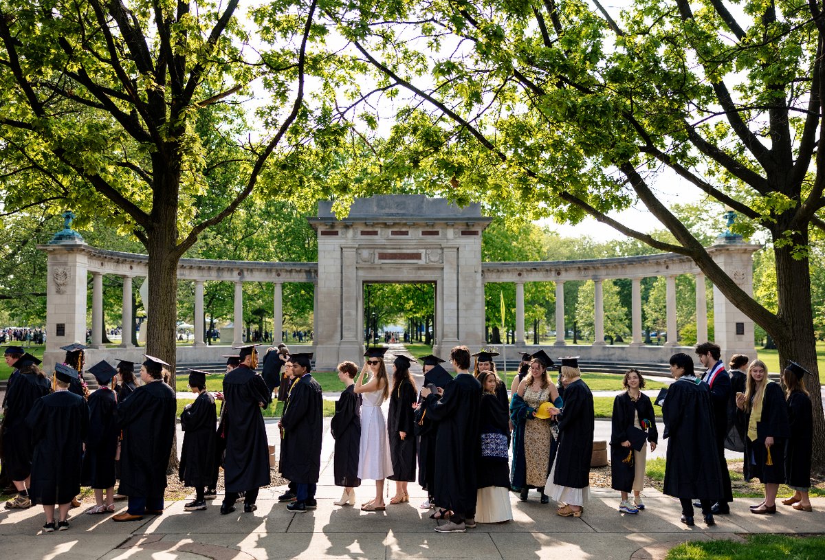 oberlincollege's tweet photo. Today is the day for Oberlin College and Conservatory's Class of 2024! 🎓🎉

Their commencement ceremony begins at 9:30 a.m. (Eastern Time) today, Monday, May 27th, in Tappan Square. Watch the live stream at https://t.co/uWNI23ah2A.

Congratulations to the graduating class! https://t.co/petZ7tkXd6