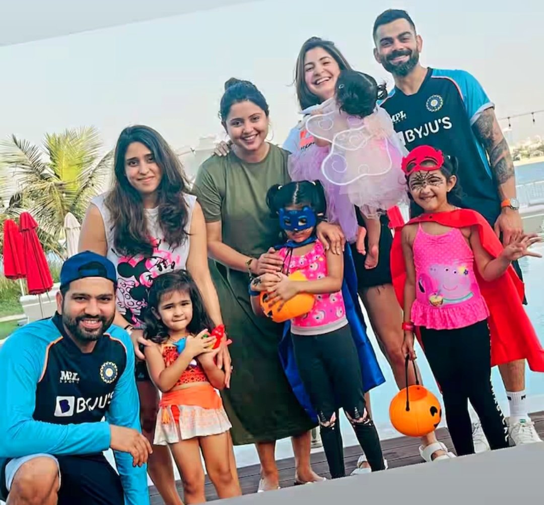 rohit sharma and virat kohli being the adorable family man, a thread 💌🧵