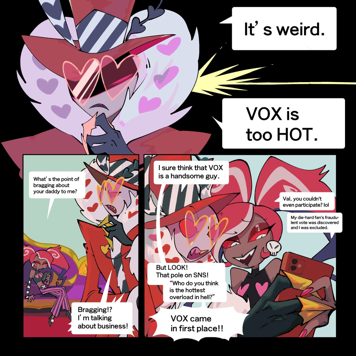 goodtsuchi's tweet photo. #voxval #staticmoth comic! (1/3)
⚠️CW:Body destruction https://t.co/sfaZRYeEdO