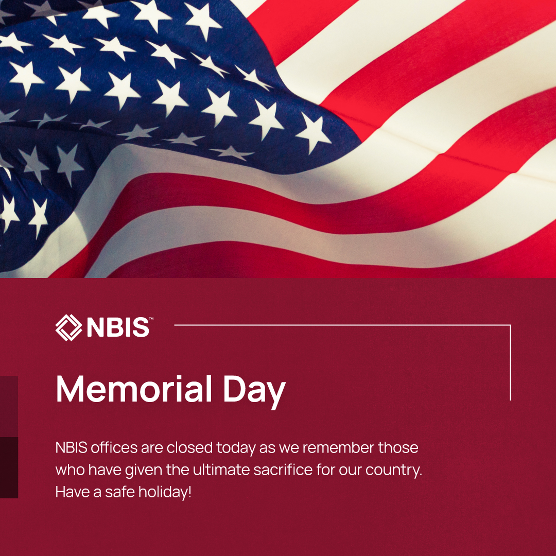 NBIS_Insurance's tweet photo. This Memorial Day, we honor and remember those who made the ultimate sacrifice in service to our country.

In observance of this important day, our offices will be closed on May 27. We'll resume normal business hours on May 28. https://t.co/rx2Ev4g3k0