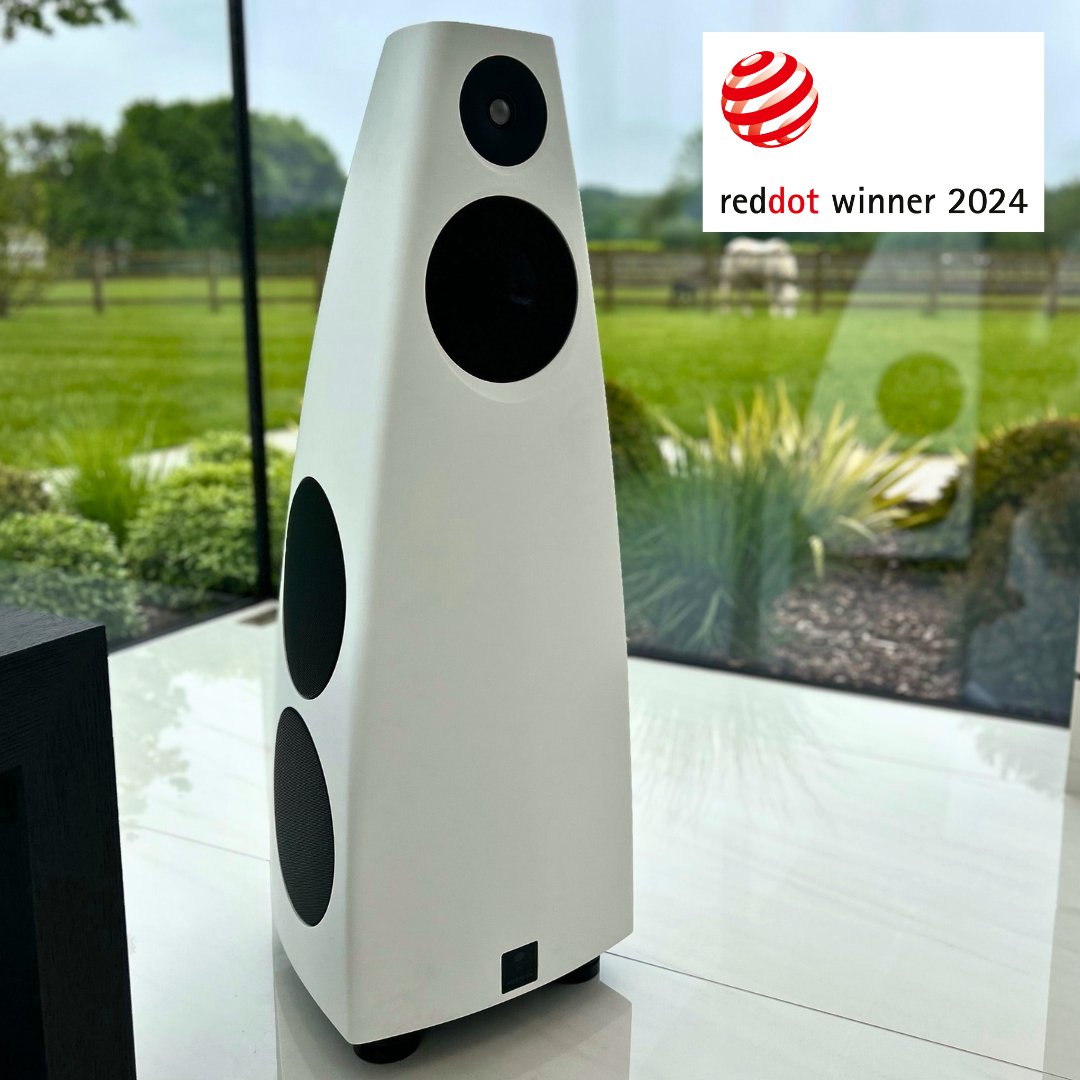 We are very pleased to announce that Meridian Audio's DSP9 loudspeakers have been awarded the highly prestigious Red Dot Award for product design. bit.ly/3Kcunjh

#MeridianAudio #DSP9 #UndeniablyMeridian #RedDotAward #SoundExperience #HiFi #Audiophile #AudioEngineering