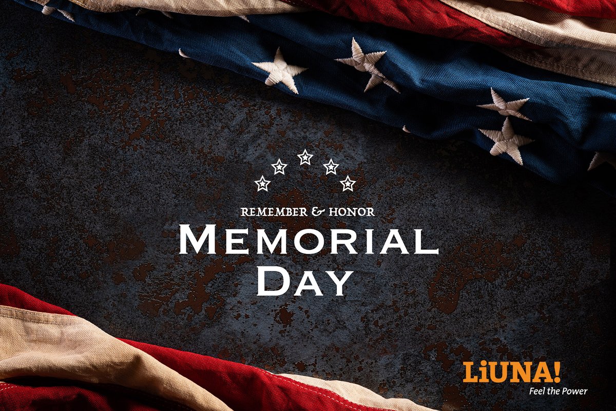 May we always remember & never forget those who have sacrificed for our country on this & every #MemorialDay. Their bravery embodies true patriotism. We are all grateful for the freedom that they helped protect. #MemorialDayWeekend #MDW24 #HonorTheBrave #MilitaryService #LIUNA