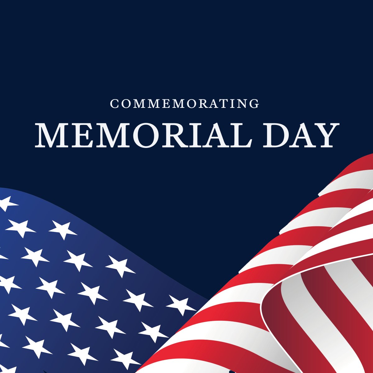 On Memorial Day, we honor the fallen heroes who served and sacrificed for our freedom and for our future. We must never forget the price that was paid to protect our democracy.