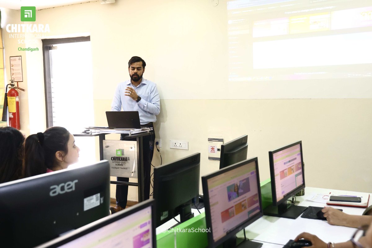 Chitkara International School ignites educator creativity with Canva, transforming teaching methods and fostering interactive and dynamic learning experiences. e teaching in the digital era. #CIS #Session #teacherssession #learning #teachingmethods #teachingprocess #CISStaff