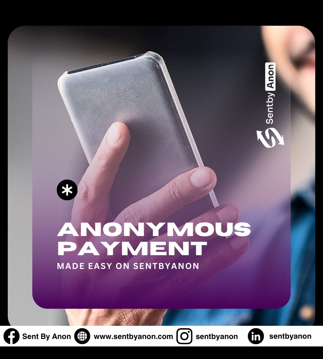Send payments anonymously at your own convenience on sentbyanon.com

#paymentprocessing

#merchantservices

#paymentsolutions

#creditcardprocessing

#business

#payments

#smallbusiness

#pos

#pointofsale

#possystem

#ecommerce

#paymentgateway

#mobilepayments
