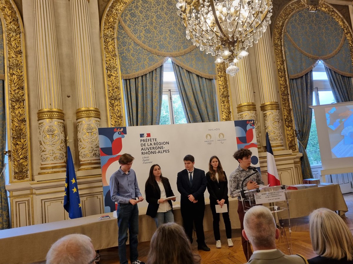 3ème prix par équipe du CNRD attribué au lycée la Martinière Duchère.