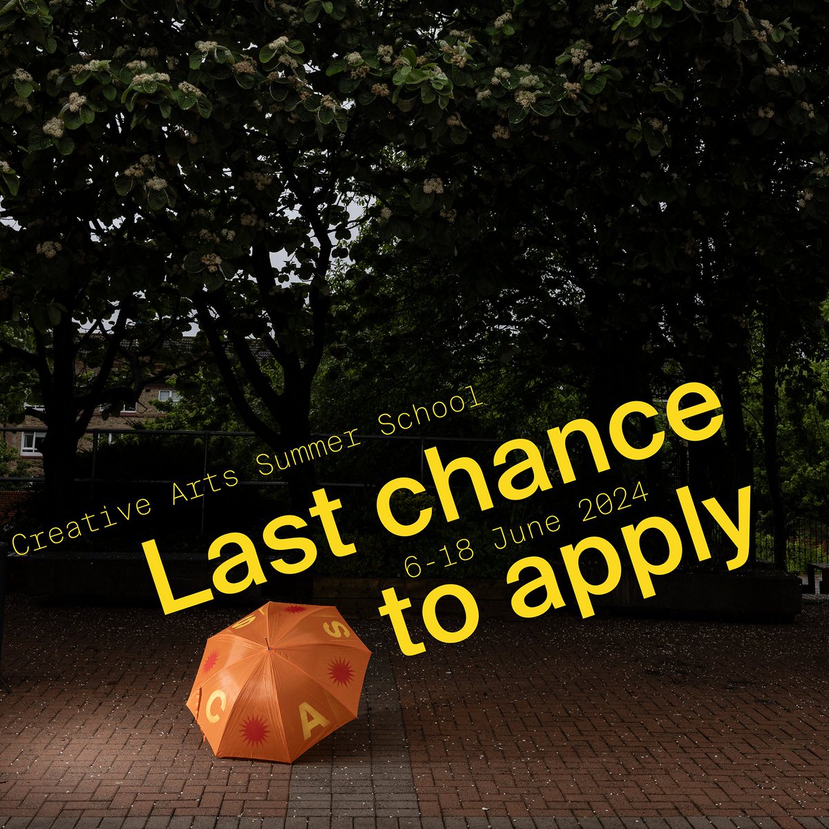 Don't forget to apply for Creative Arts Summer School before 12pm on Wednesday! 🎨
APPLY 👉ncad.ie/cass/
An amazing FREE opportunity to experience the creatives arts (Drama, Music, Art &amp; more) in colleges across Ireland! 🎵
Suitable for Adult Learners those aged 16+ 😀