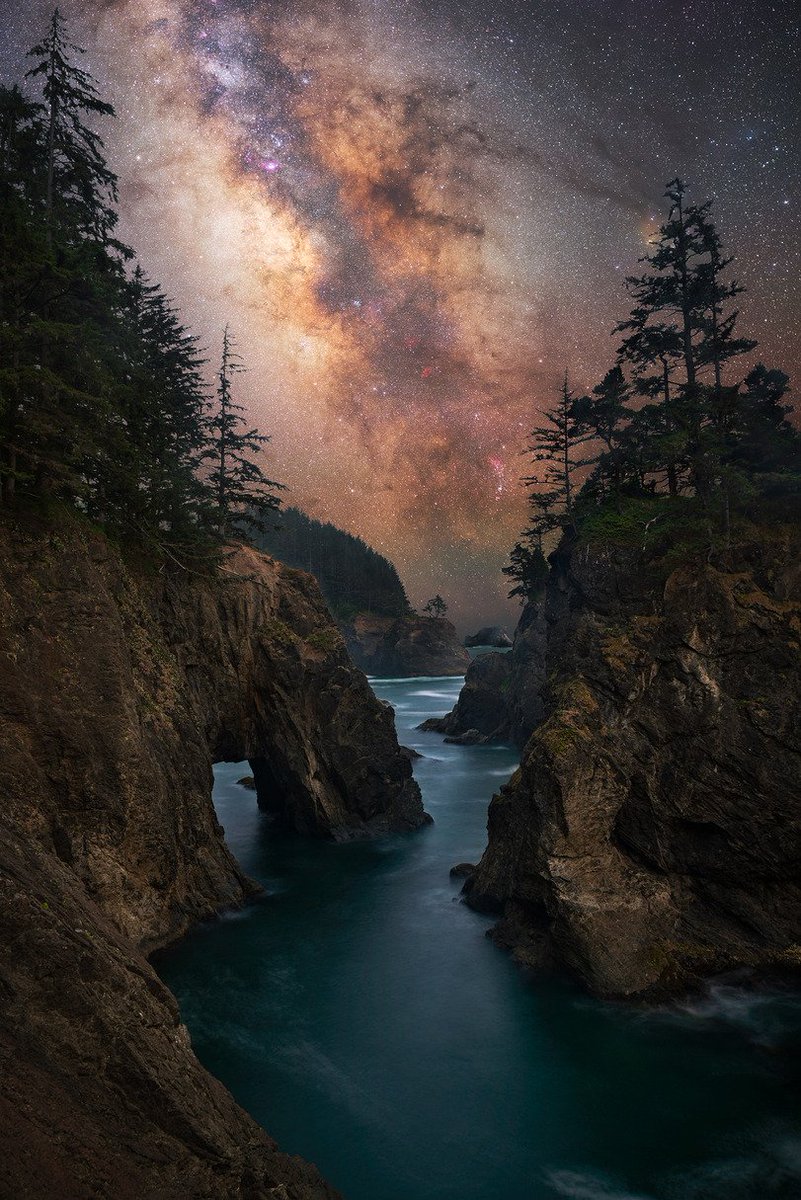 Milky Way on the Oregon Coast