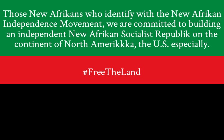 #newafrikanindependencemovement 
#freetheland