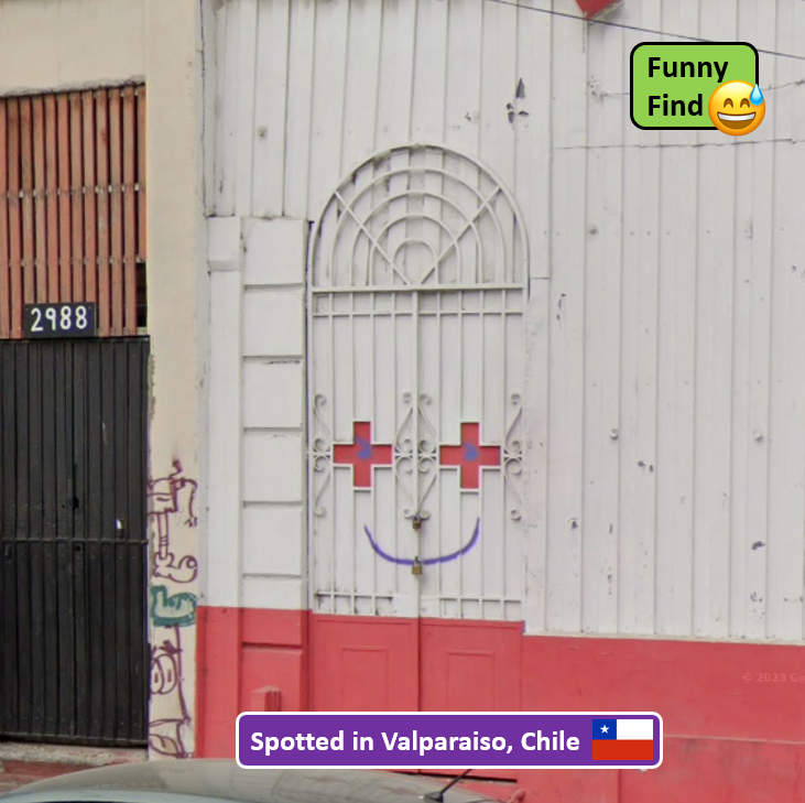 StreetviewV's tweet image. When things get tough, find a way to smile.
Even the Red Cross is finding joy in #ValparaisoChile #Chile

#FunnyFind #streetviewphotography

#streetviewphotography #funny #funnypictures #funnyposts #funnystuff #funnypic #Funnyphoto #funnyphotos #curiousity #travelcuriosity
