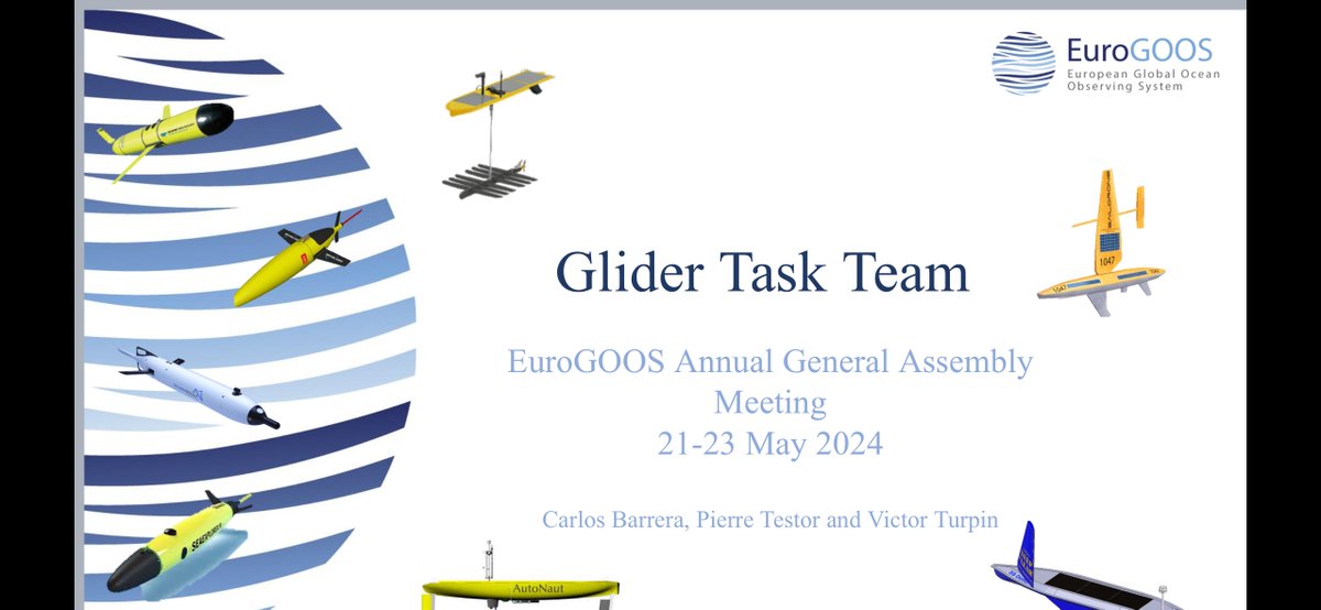 #EOOS @EuroGOOS #OceanObserving @GOOSocean #OceanTech #GliderTaskTeam #GliderSchool2024 @EMODnet @oceanops_goos @Groom2RI @EMSOeu @ICOS_RI @JERICORI @agenciaiisi #ICTSNews @plocan