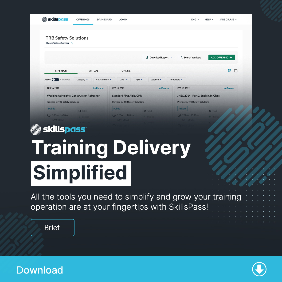 ⏳Training Organizations- still wasting time on manual, time-consuming tasks and certificate reprints? Get the right tool for the job📲bluedropism.com/wp-content/upl…

#trainingorganizations #trainingdelivery #trainingproviders #skillspass
