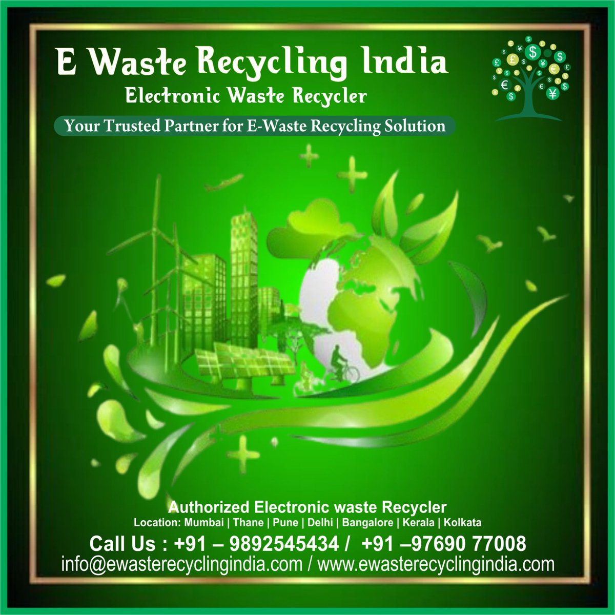 Samir Patel (@samirpatel34) on Twitter photo We are interested in buying all types of e-waste. E-waste recycling has already satisfied many companies in respective to keep the environment safe and clean.
Call Us : +919769077008
Mail Us : info@ewasterecyclingindia.com
ewasterecyclingindia.com We are interested in buying all types of e-waste. E-waste recycling has already satisfied many companies in respective to keep the environment safe and clean.
Call Us : +919769077008
Mail Us : info@ewasterecyclingindia.com
ewasterecyclingindia.com