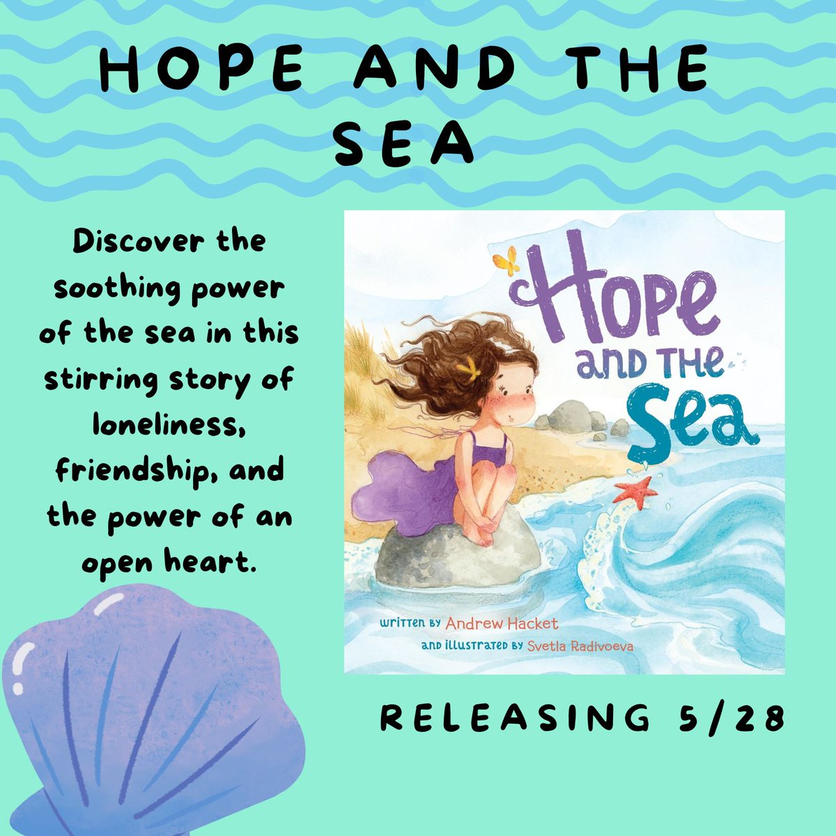 Andrew Hacket (@andrewchacket) on Twitter photo My third book, HOPE AND THE SEA (<a href="/worthykidsbooks/">WorthyKids</a>), with illustrations by the amazing Svetla Radivoeva, washes ashore tomorrow!
Signed copies are available here, tidepoolbookshop.com/book/978154600…
#HopeandtheSea #picturebooks #kidlit #SEL #librarians #teachers My third book, HOPE AND THE SEA (<a href="/worthykidsbooks/">WorthyKids</a>), with illustrations by the amazing Svetla Radivoeva, washes ashore tomorrow!
Signed copies are available here, tidepoolbookshop.com/book/978154600…
#HopeandtheSea #picturebooks #kidlit #SEL #librarians #teachers