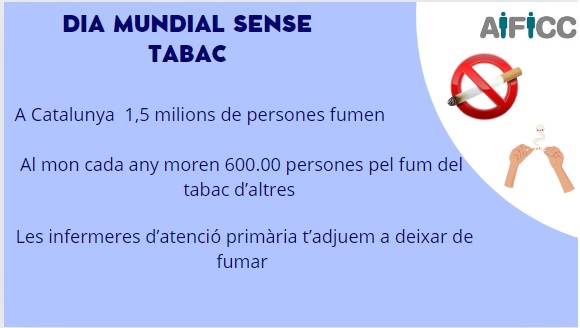 ▶️31 de maig, Dia Mundial sense #Tabac. Cada any 600.000 persones moren al mon per tabaquisme passiu. #AIFICC #tabac #fum #fumadorpassiu 👇 canalsalut.gencat.cat/ca/actualitat/…