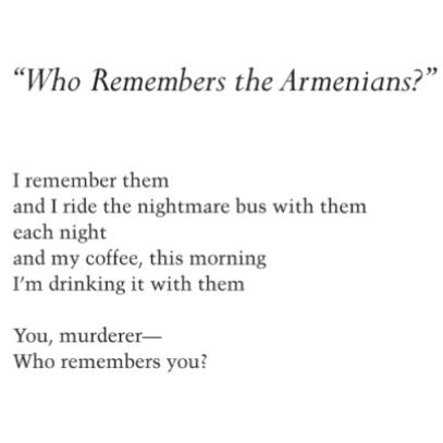 Never again means never again for all of humanity. Palestinian poet Najwan Darwish implores us to remember all genocide victims. Today — especially today — I remember the Armenians, the Bosnian Muslims, the Jewish people. #Gaza