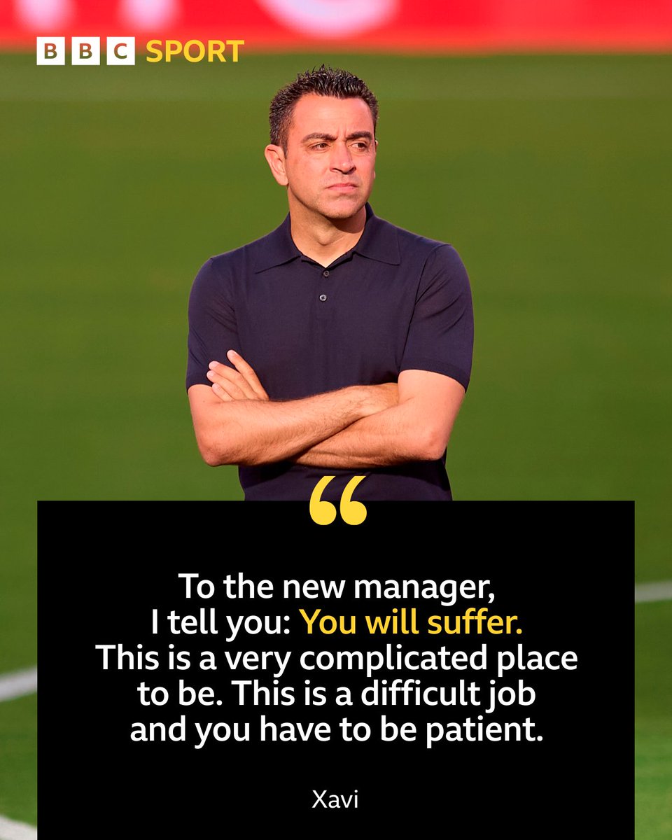 A stark warning from the outgoing Barcelona head coach 😬 #BBCFootball
