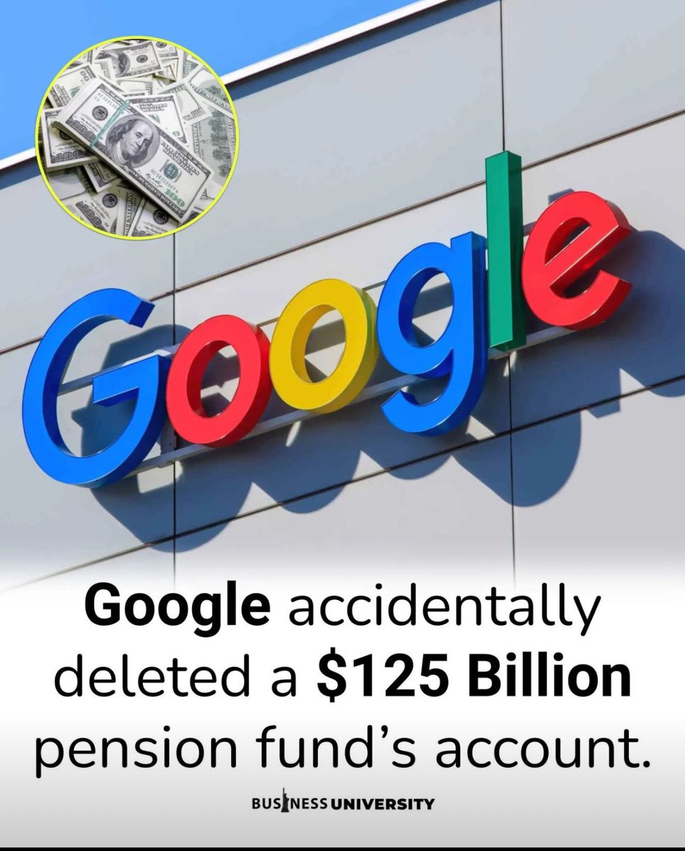 Google recently made a significant error by accidentally erasing the private #Google Cloud account of UniSuper, a $125 billion Australian pension fund. - As a result, more than half a million UniSuper fund members were unable to access their accounts for about a week, according
